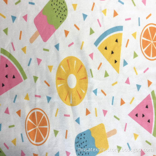 Custom Design With Digital Prints Interlock DBP Fabric